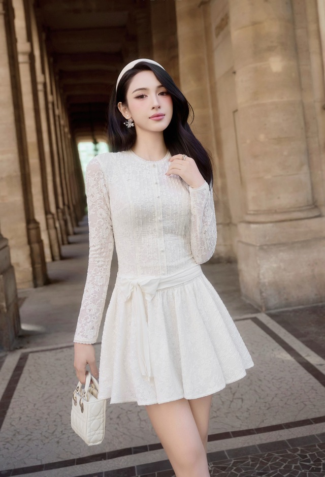 Muôn vàn sắc trắng cùng nàng kể câu chuyện thời trang - Ảnh 4.