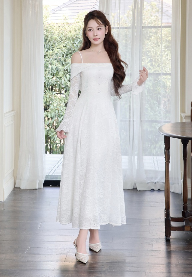 Muôn vàn sắc trắng cùng nàng kể câu chuyện thời trang - Ảnh 6.