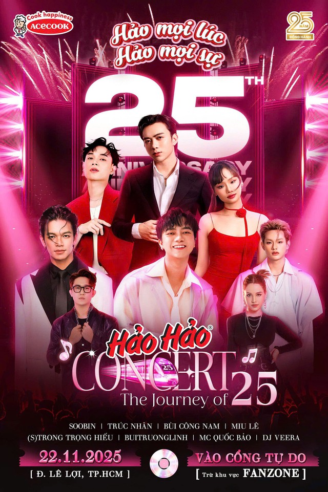 Thương hiệu m&igrave; &lsquo;quốc d&acirc;n&rsquo; tổ chức &lsquo;Hảo Hảo Concert-H&agrave;nh tr&igrave;nh 25&rsquo;- Ảnh 1.