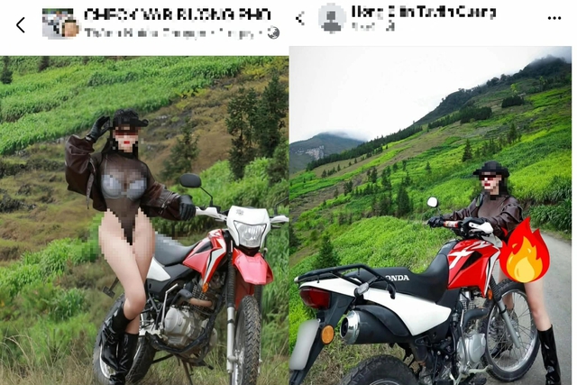 Bức xúc vụ cô gái chụp ảnh phản cảm ở Tuyên Quang- Ảnh 1. Bức xúc vụ cô gái chụp ảnh phản cảm ở Tuyên Quang- Ảnh 1.