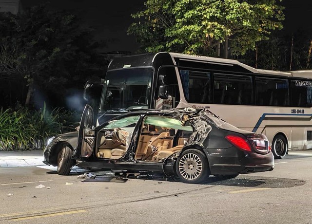 Diễn biến mới vụ xe sang Maybach S600 gây tai nạn tại Quảng Ninh- Ảnh 1.