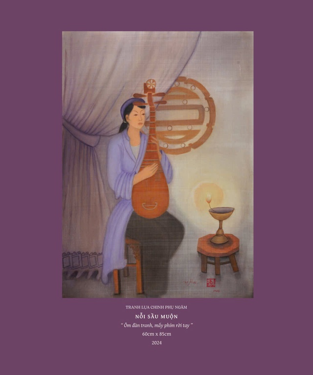 'Chinh phụ ngâm': Se duyên tri âm giữa Đặng Trần Côn và Đoàn Thị Điểm qua... lụa- Ảnh 2. 'Chinh phụ ngâm': Se duyên tri âm giữa Đặng Trần Côn và Đoàn Thị Điểm qua... lụa- Ảnh 2.