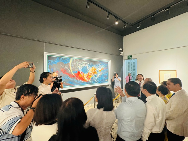 Những kiệt tác tranh Đông Dương 'hồi hương' lần đầu ra mắt công chúng- Ảnh 4. Những kiệt tác tranh Đông Dương 'hồi hương' lần đầu ra mắt công chúng- Ảnh 4.