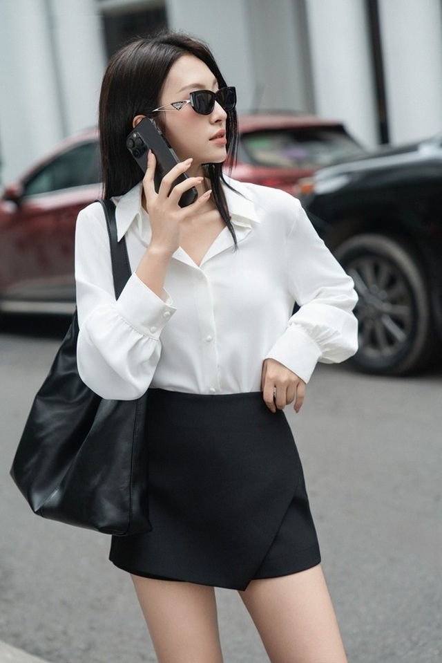 Quần giả váy, tôn vẻ đẹp yêu kiều của nàng - Ảnh 1.