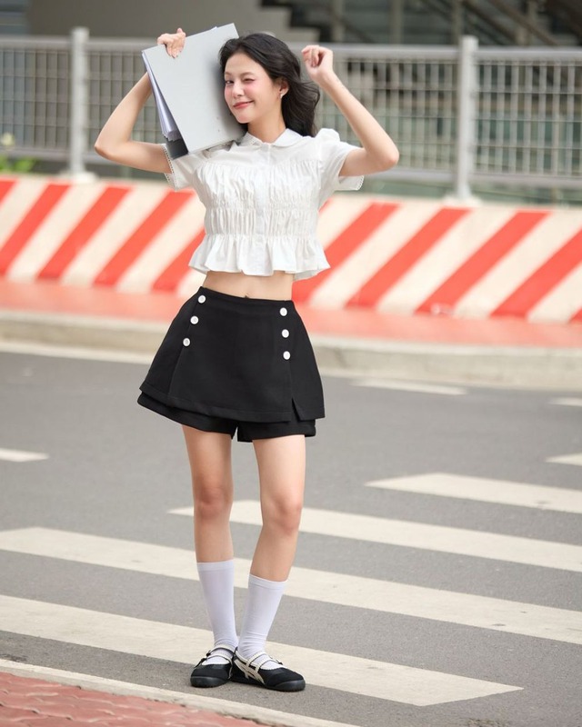 Quần giả váy, tôn vẻ đẹp yêu kiều của nàng - Ảnh 7.