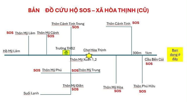 Bản đồ đến rốn lũ Hòa Thịnh: Mỗi nút share là một hy vọng được cứu giúp - Ảnh 1.