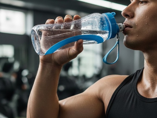 - Ảnh 1. Uống ít nước khi tập gym: Nguy cơ người tập không ngờ tới - Ảnh 1.