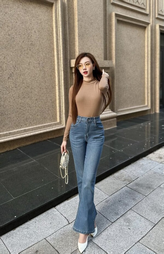 Quần denim ống loe khuấy đảo đường phố, khẳng định đẳng cấp cá tính- Ảnh 7.