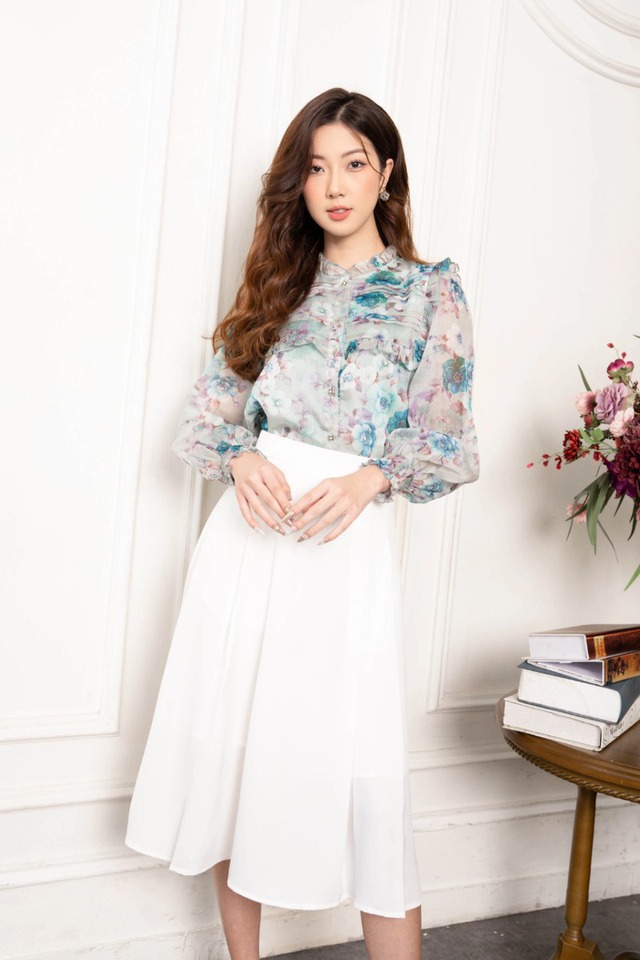 Diện trang phục bèo nhún biến nàng thành quý cô sành điệu tức thì Diện trang phục bèo nhún biến nàng thành quý cô sành điệu tức thì- Ảnh 6.