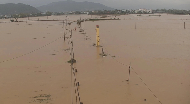 Mưa lớn trong đêm, nhiều khu vực phía đông tỉnh Gia Lai ngập trở lại- Ảnh 1. Mưa lớn trong đêm, nhiều khu vực phía đông tỉnh Gia Lai ngập trở lại- Ảnh 1.