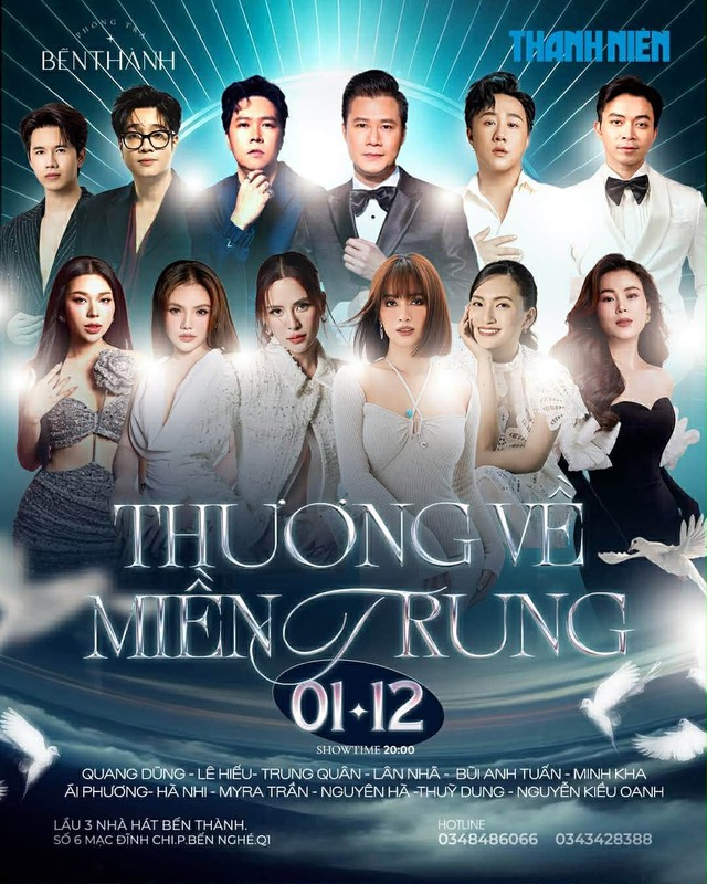 Đ&ecirc;m nhạc đặc biệt hướng về đồng b&agrave;o miền Trung - Ảnh 1.