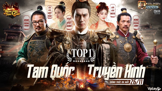 Thao Túng Tam Quốc - Vplay chính thức ra mắt game thủ hôm nay 26.11 - Ảnh 1.