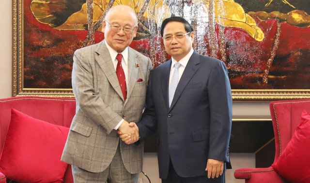 Thủ tướng tiếp Cố vấn Nhật &ndash; Việt, th&uacute;c đẩy hợp t&aacute;c địa phương v&agrave; gi&aacute;o dục  - Ảnh 1.