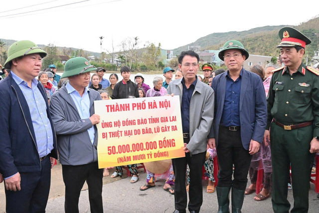 H&agrave; Nội tiếp tục hỗ trợ Gia Lai 200 tỉ đồng khắc phục hậu quả mưa lũ- Ảnh 1.