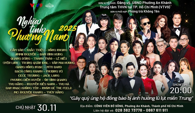 Nghĩa t&igrave;nh phương Nam đ&ecirc;m nhạc g&acirc;y qũy ủng hộ đồng b&agrave;o miền Trung - Ảnh 1.