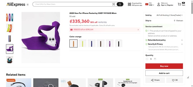 Túi đựng iPhone đắt đỏ 'cháy hàng', sản phẩm nhái tràn lan - Ảnh 1.