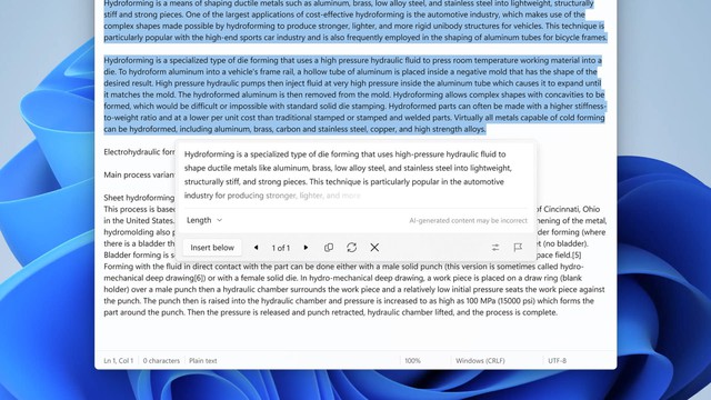 Microsoft nâng cấp Notepad với bảng tính và AI, nhưng ai thực sự cần? - Ảnh 2.