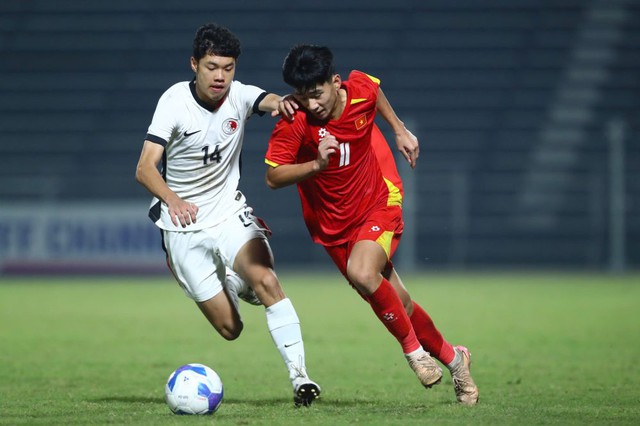 U.17 Việt Nam 4-0 U.17 Ma Cao, vòng loại châu Á 2026: Chiến thắng thứ 4 liên tiếp- Ảnh 1. U.17 Việt Nam 4-0 U.17 Ma Cao, vòng loại châu Á 2026: Chiến thắng thứ 4 liên tiếp- Ảnh 1.
