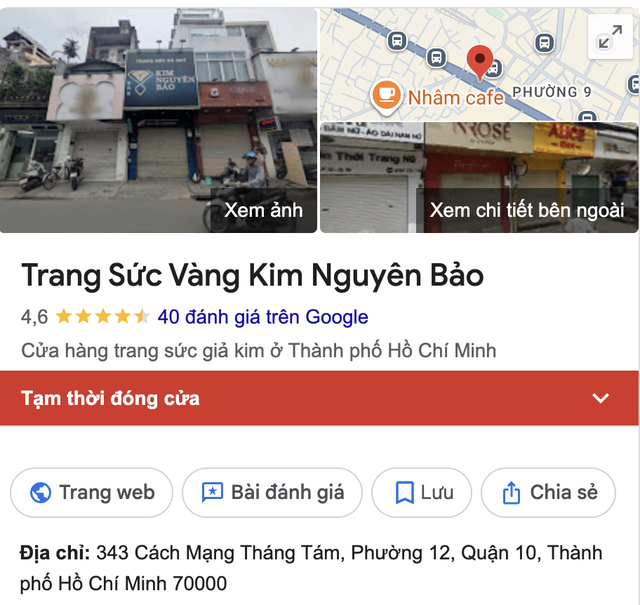 Khách tá hỏa vì tiệm vàng Kim Nguyên Bảo bất ngờ 'biến mất' đúng giờ hẹn giao vàng- Ảnh 1. Khách tá hỏa vì tiệm vàng Kim Nguyên Bảo bất ngờ 'biến mất' đúng giờ hẹn giao vàng- Ảnh 1.