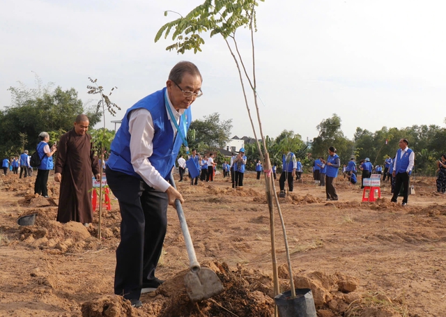 Vườn cây Đại đoàn kết: Dấu ấn xanh chào mừng Đại hội MTTQ Việt Nam TP.HCM lầnthứ1 - Ảnh 3.
