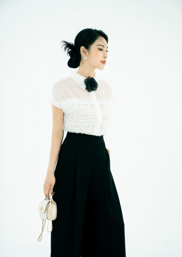 Bản phối đen trắng, tông màu 'quyền lực' định hình phong cách công sở- Ảnh 3.