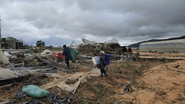 Lũ cuốn tr&ocirc;i &ldquo;thủ phủ&rdquo; rau L&acirc;m Đồng - Ảnh 3.