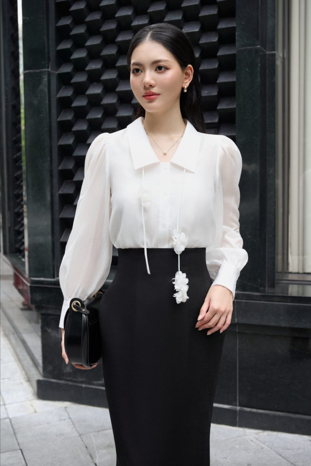 Bản phối đen trắng, tông màu 'quyền lực' định hình phong cách công sở- Ảnh 4.