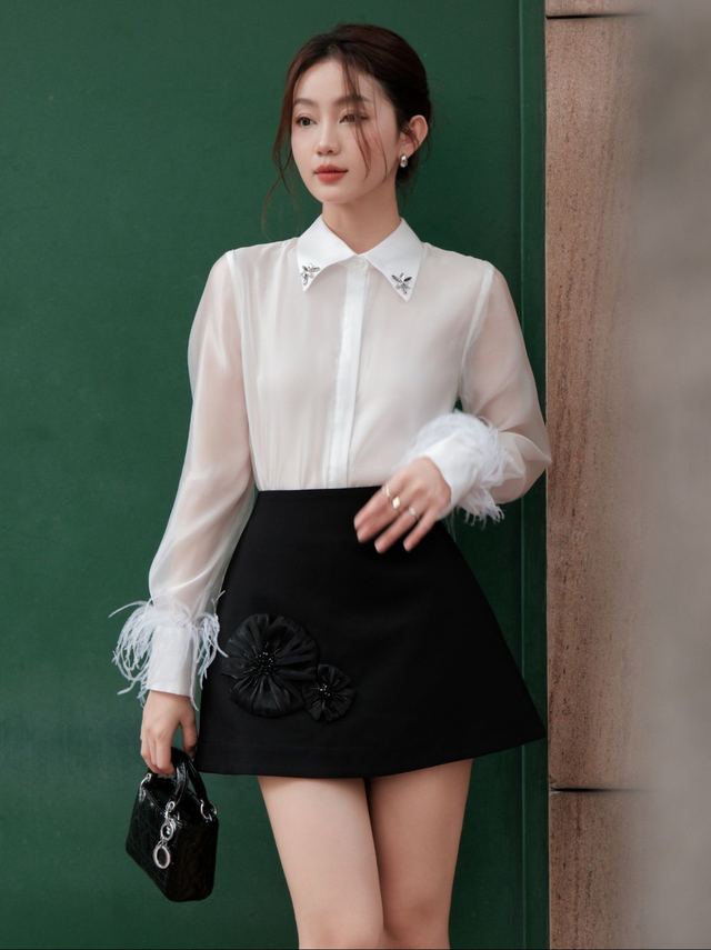 Bản phối đen trắng, tông màu 'quyền lực' định hình phong cách công sở- Ảnh 6.