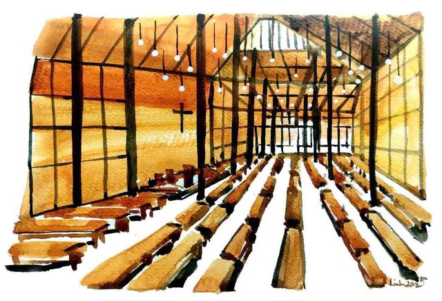 Ấn tượng nh&agrave; thờ 'kh&ocirc;ng cửa, trong suốt'- Ảnh 2.