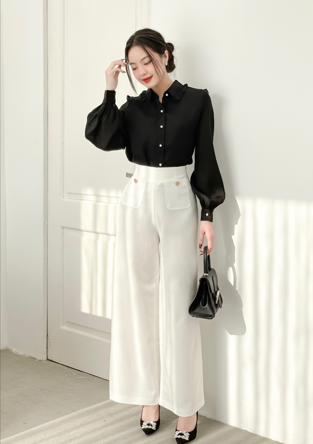 Bản phối đen trắng, tông màu 'quyền lực' định hình phong cách công sở- Ảnh 7.