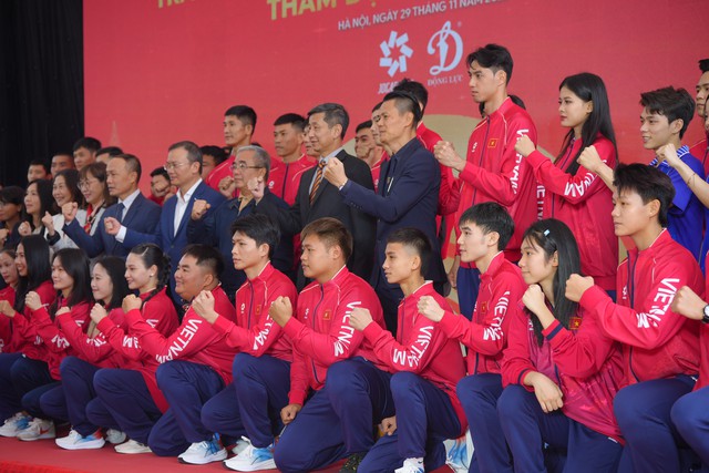 Đo&agrave;n thể thao Việt Nam dự SEA Games 33 với &aacute;o mới: Quyết giữ nh&oacute;m đầu- Ảnh 7.
