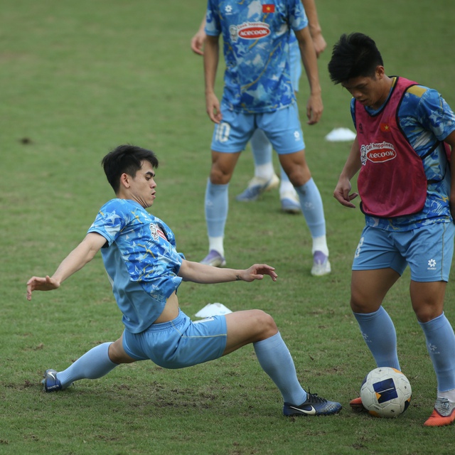 U.23 Việt Nam đầy ‘bí ẩn’ trong ngày tập cuối cùng tại sân Bà Rịa- Ảnh 2.