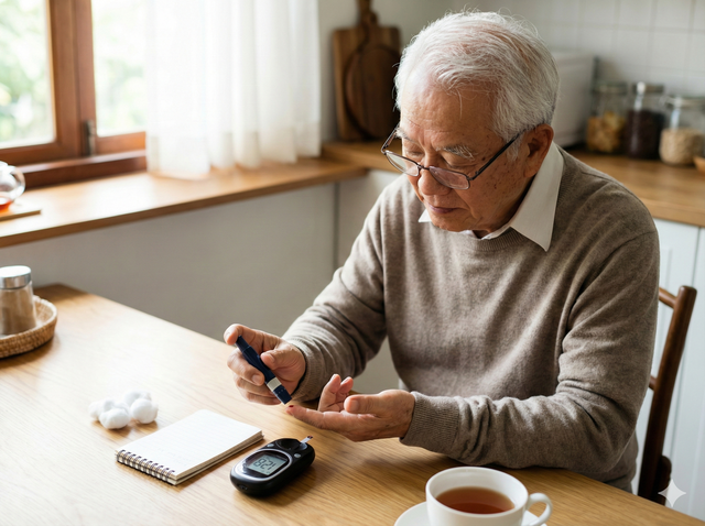 Mẹo kiểm soát đường huyết tăng đột biến ở người lớn tuổi- Ảnh 1. Mẹo kiểm soát đường huyết tăng đột biến ở người lớn tuổi- Ảnh 1.