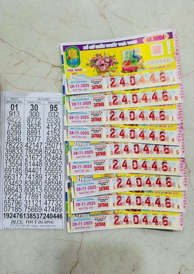 TP.HCM: Người đàn ông trúng độc đắc 18 tỉ xổ số miền Nam đài Trà Vinh
- Ảnh 1. TP.HCM: Người đàn ông trúng độc đắc 18 tỉ xổ số miền Nam đài Trà Vinh
- Ảnh 1.