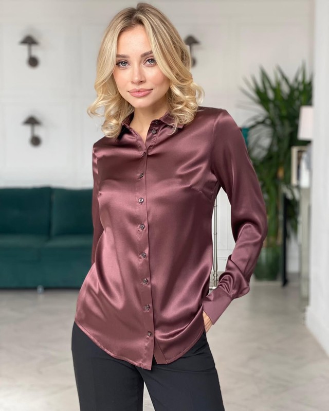 Áo sơ mi lụa - tự nhiên mà sang, nhẹ nhưng vẫn nổi bật- Ảnh 4.