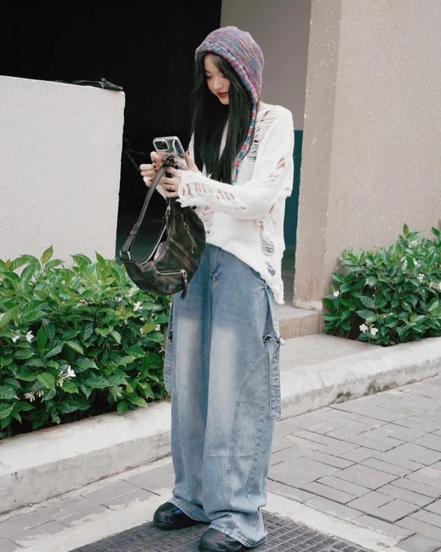 Nâng tầm phong cách, ‘thách thức’ mùa se lạnh với mũ len- Ảnh 5. Nâng tầm phong cách, ‘thách thức’ mùa se lạnh với mũ len- Ảnh 5.