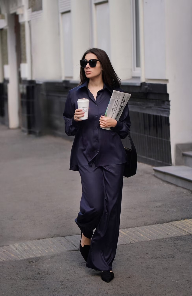 Áo sơ mi lụa - tự nhiên mà sang, nhẹ nhưng vẫn nổi bật- Ảnh 1.