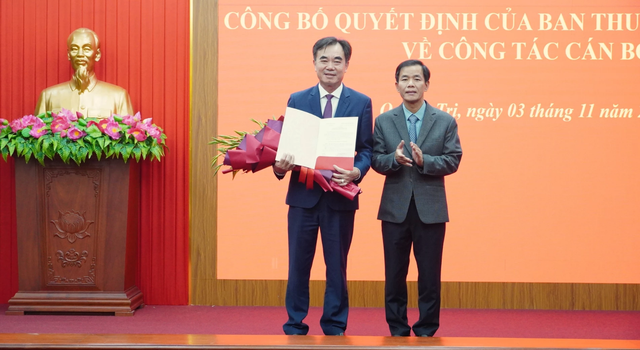 Quảng Trị có tân Trưởng ban Tổ chức tỉnh ủy - Ảnh 1.