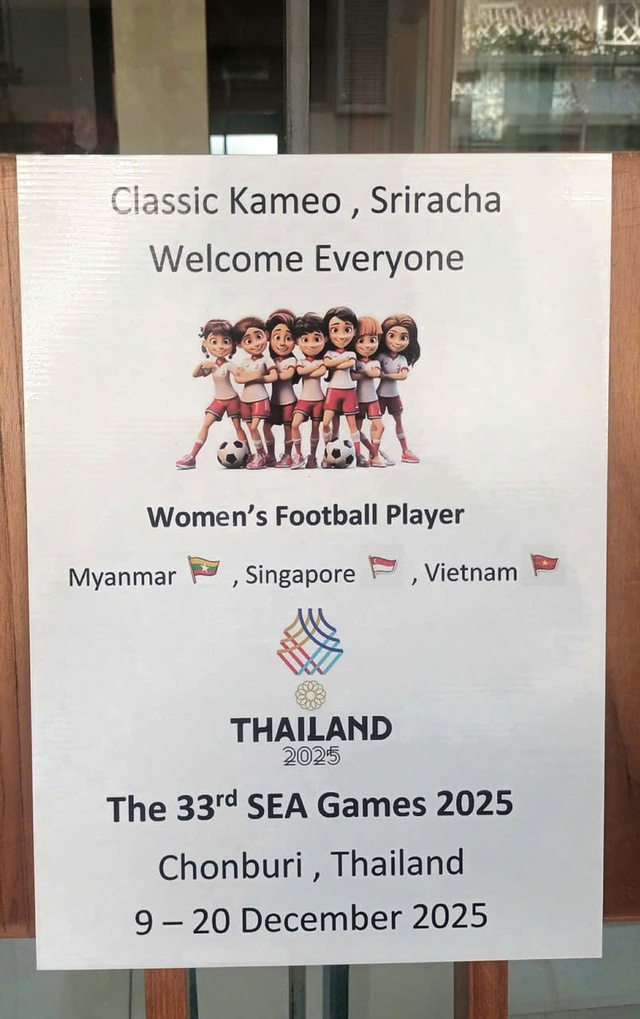 Có gì lạ ở điểm đóng quân của đội tuyển nữ Việt Nam tại SEA Games 33?- Ảnh 4.