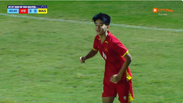 Thắng đậm Malaysia, U.17 Việt Nam lập kỳ t&iacute;ch gi&agrave;nh v&eacute; đi ch&acirc;u &Aacute;: VFF thưởng n&oacute;ng 600 triệu đồng- Ảnh 4.