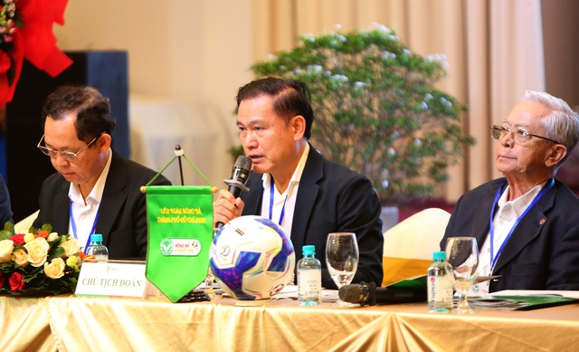 &Ocirc;ng Trần Anh T&uacute; giữ chức Chủ tịch Li&ecirc;n đo&agrave;n B&oacute;ng đ&aacute; TP.HCM nhiệm kỳ 2025-2030- Ảnh 1.