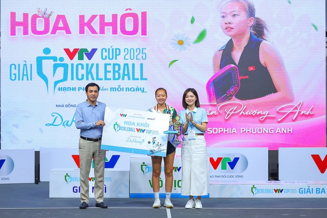 Pickleball VTV Cúp 2025 bế mạc, hoa khôi của giải đấu đã lộ diện- Ảnh 2. Pickleball VTV Cúp 2025 bế mạc, hoa khôi của giải đấu đã lộ diện- Ảnh 2.