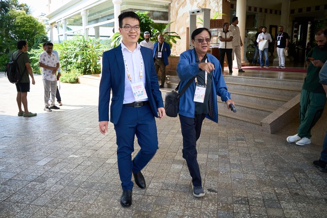 Lê Quang Liêm cầm hòa đối thủ giàu kinh nghiệm ở World Cup cờ vua- Ảnh 1.