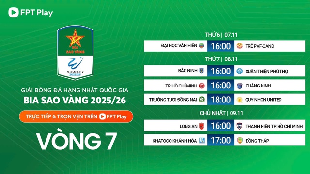 Lịch thi đấu giải hạng nhất: Trường Tươi Đồng Nai gian nan tìm lại ngôi đầu- Ảnh 2.