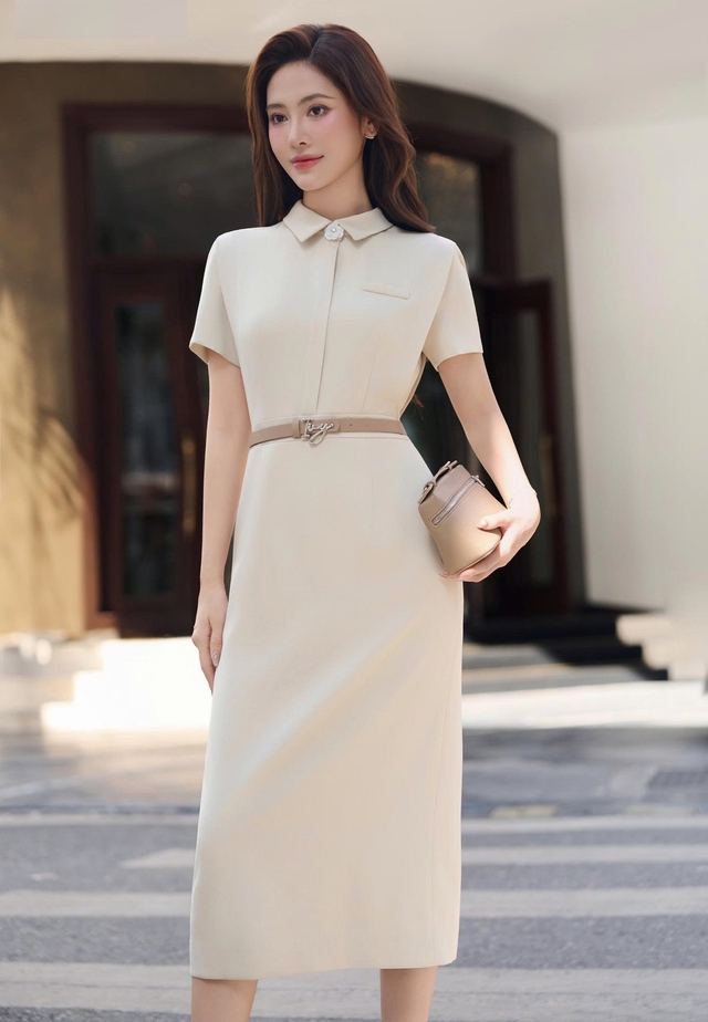 Hóa nàng thơ với vẻ đẹp không tuổi của những chiếc váy sơ mi- Ảnh 5.