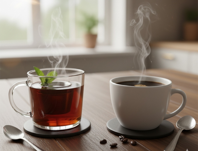 Trà đen và cà phê đen: Loại nào tốt hơn cho sức khỏe? - Ảnh 1.