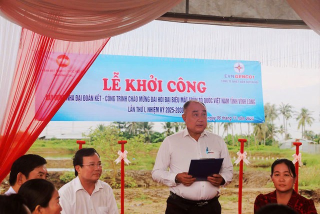 Công ty Nhiệt điện Duyên Hải chung tay xây dựng nhà Đại đoàn kết- Ảnh 1. Công ty Nhiệt điện Duyên Hải chung tay xây dựng nhà Đại đoàn kết- Ảnh 1.