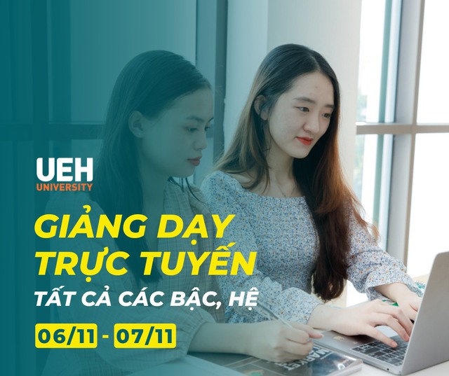 Một ĐH tại TP.HCM thông báo khẩn chuyển sang học trực tuyến từ tối nay - Ảnh 1.