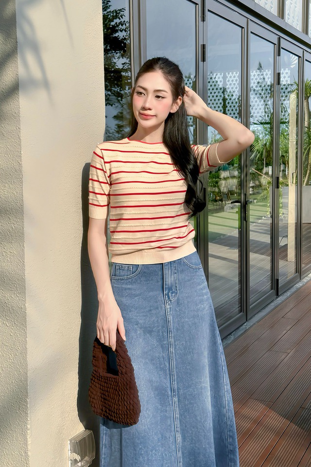 Tôn vẻ đẹp mềm mại của nàng qua áo dệt kim Tôn vẻ đẹp mềm mại của nàng qua áo dệt kim- Ảnh 8.