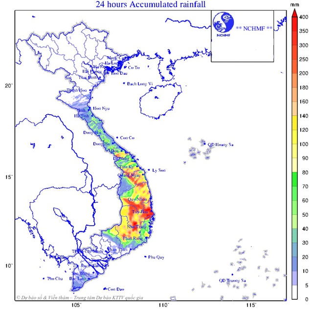 Bão Kalmaegi chỉ còn cách Quy Nhơn 190 km, giật trên cấp 17
- Ảnh 2. Bão Kalmaegi chỉ còn cách Quy Nhơn 190 km, giật trên cấp 17
- Ảnh 2.